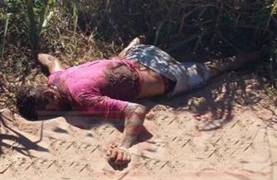 Corpo é encontrado por sitiantes a vítima apresentava perfuração no corpo