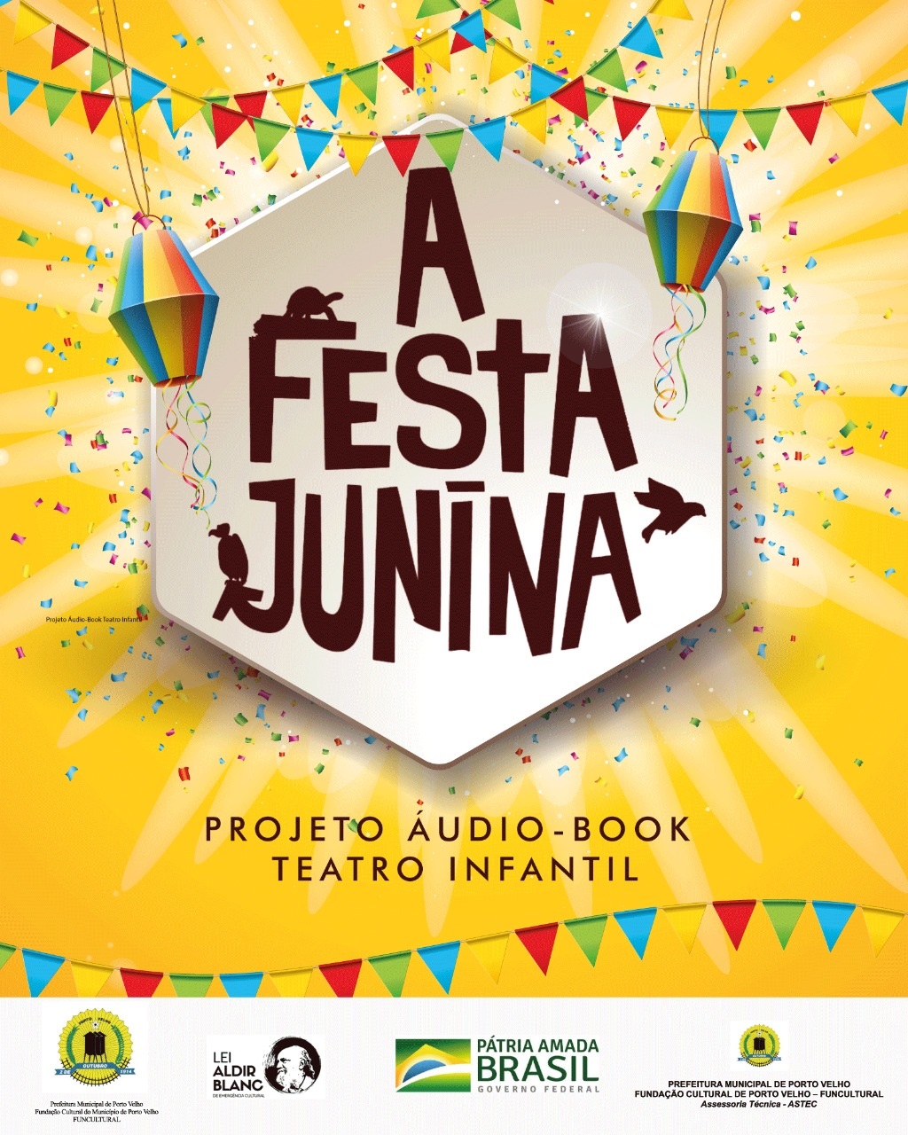 A FESTA JUNINA: Projeto audiobook apresenta antigo formato de contos infantis; acesso ao material é gratuito