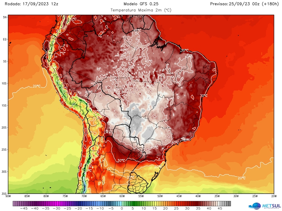 RISCO À VIDA: Brasil terá onda de calor excepcional com 40°C a 45°C