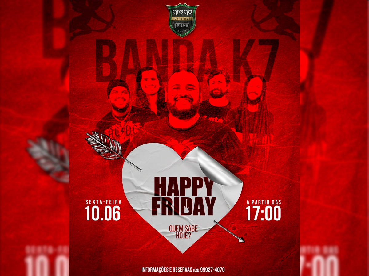 Happy Friday, Feijoada com Rock e Love Metal neste final de semana 