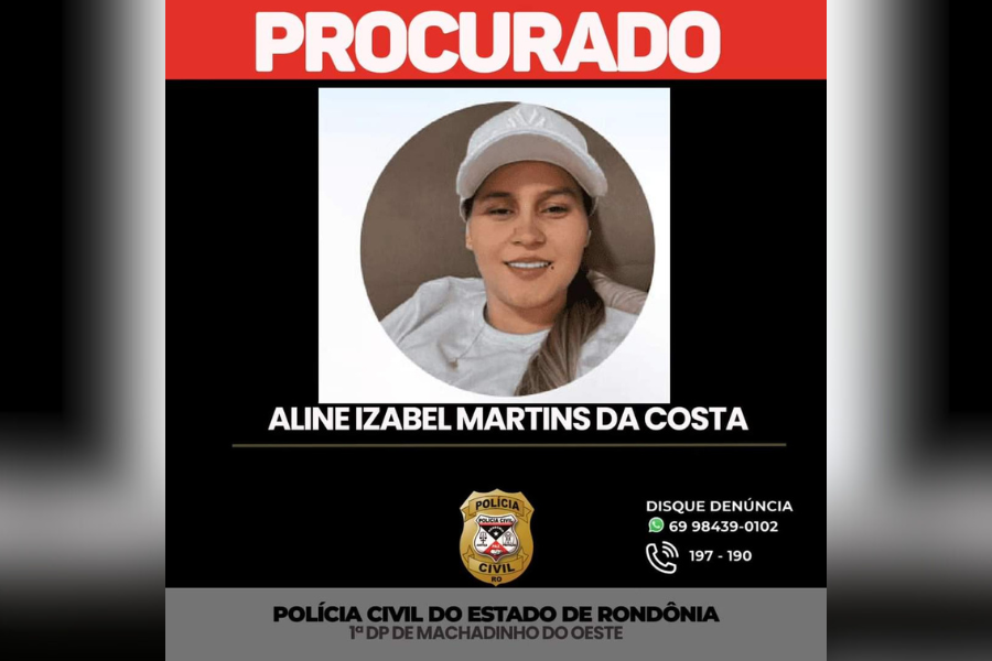 PROCURADA: Polícia Civil busca apreender foragida da Justiça em RO
