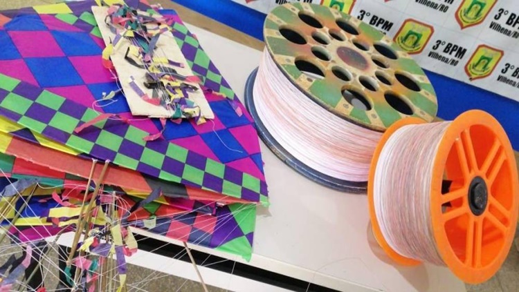 PROIBIDO: Jovens são detidos usando linhas de pipa com cerol em RO