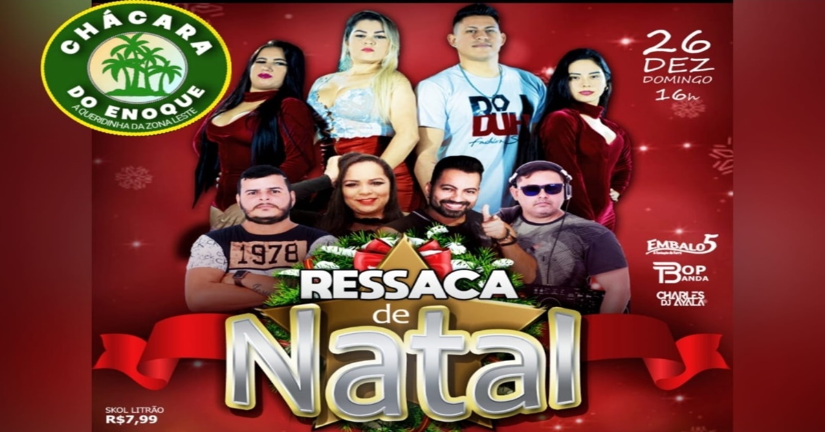RESSACA DE NATAL: Chácara do Enoque promoverá concurso de forró, sorteios e premiação 