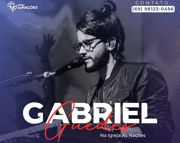 PROMOÇÃO: Concorra a ingressos para uma noite de adoração com Gabriel Guedes
