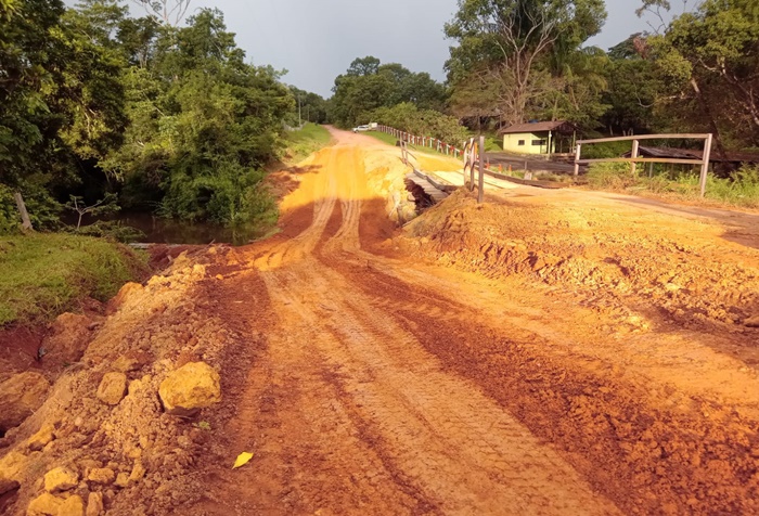 DESVIO: Obras começam a ser realizadas na Linha 22 em Porto Velho