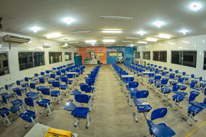 MELHORIAS: Escola Major Guapindaia é reformada e recebe novas salas