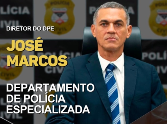 PCRO: Delegado José Marcos é o novo diretor de Polícia Especializada