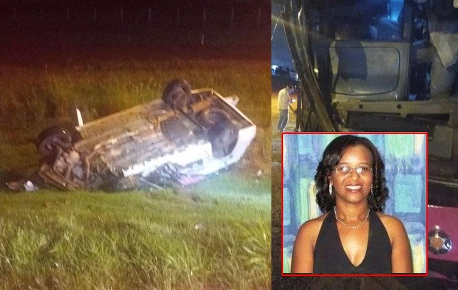 NA BR-364: Enfermeira morre após ambulância bater de frente com ônibus