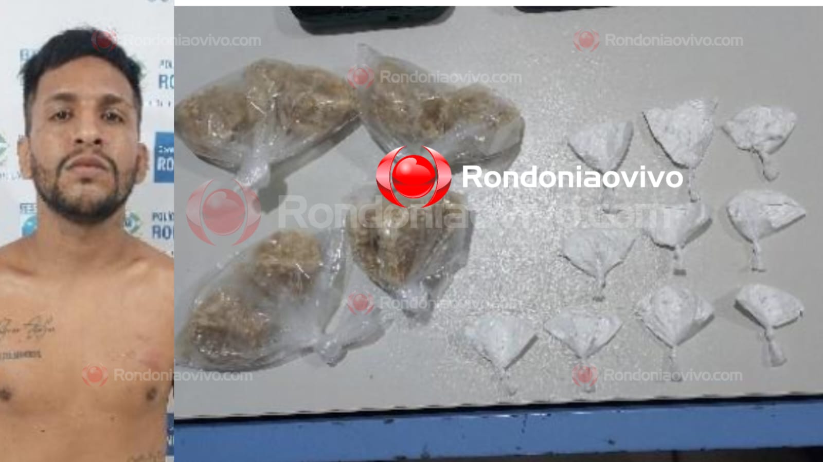 SAIU CORRENDO: PM faz cerco e prende acusado de tráfico na Francisco Menezes 