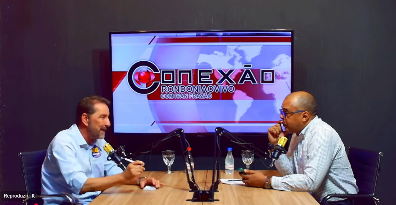 CONEXÃO RONDONIAOVIVO: Promotor Hildon Chaves, cand. ao Governo de RO, fala sobre a campanha
