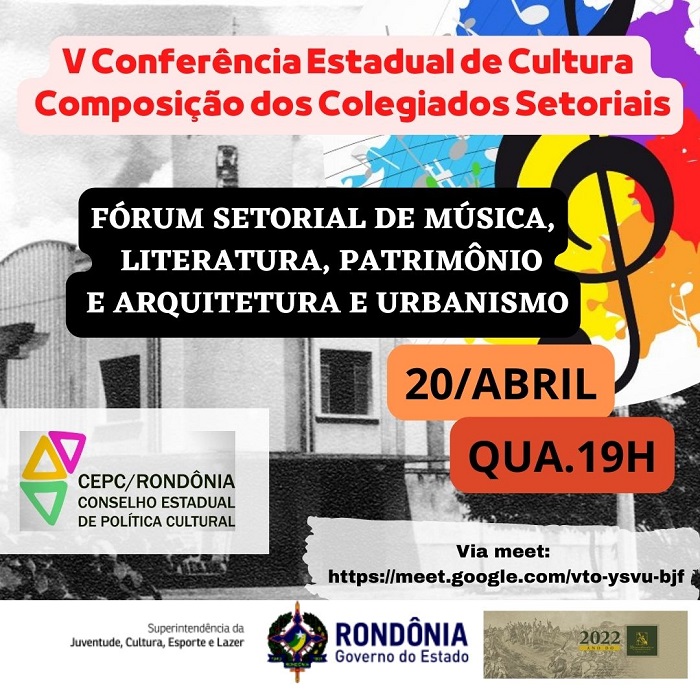 CONFERÊNCIA: Pouca participação faz Conselho convocar artistas para participarem de Fóruns Setoriais