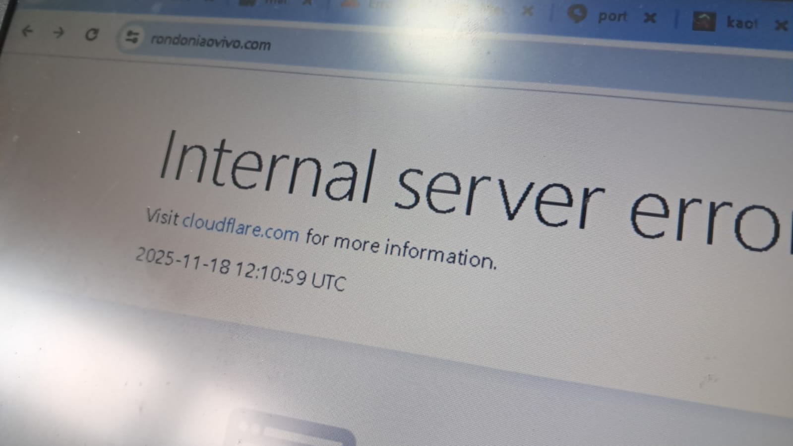 SERVIDORES: Cloudfare apresenta instabilidade e derruba vários sites nesta terça (18) 