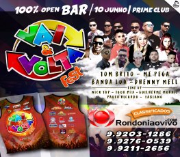 Concorra a três abadás para o bloco “vai e volta”
