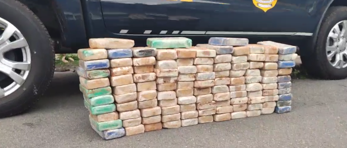 FLAGRANTE DE TRÁFICO: Rondoniense é preso com mais de 100 quilos de cocaína no Mato Grosso 