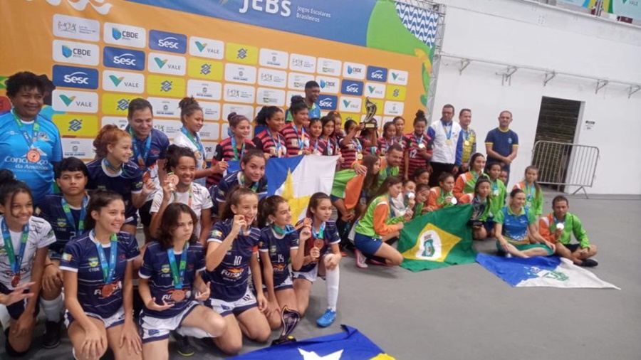 ESTUDANTES: Atletas de Rondônia são destaques no futsal durante os Jogos Escolares Brasileiros 2022