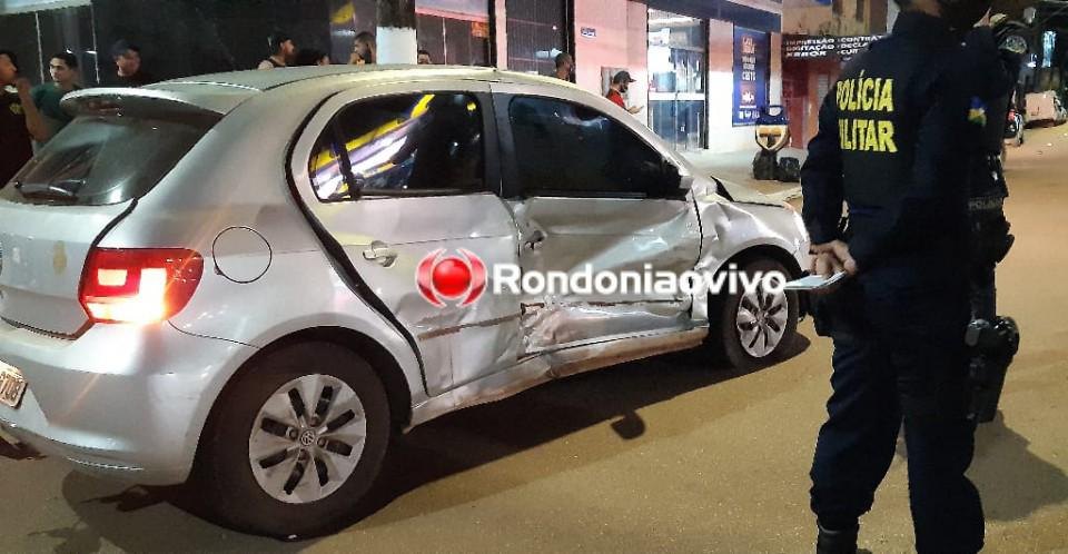 AVANÇOU: Passageira fica lesionada em acidente envolvendo carro de luxo na capital