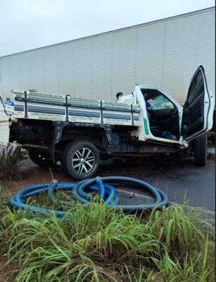 TRÁGICO: Motorista morre após carreta atingir picape em rodovia