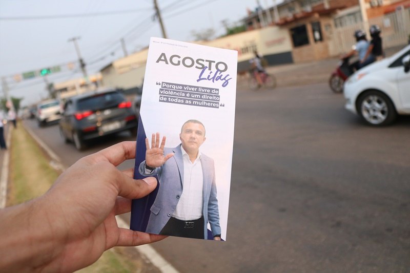 AGOSTO LILÁS: Alex Silva promove pit stop de conscientização contra a violência doméstica