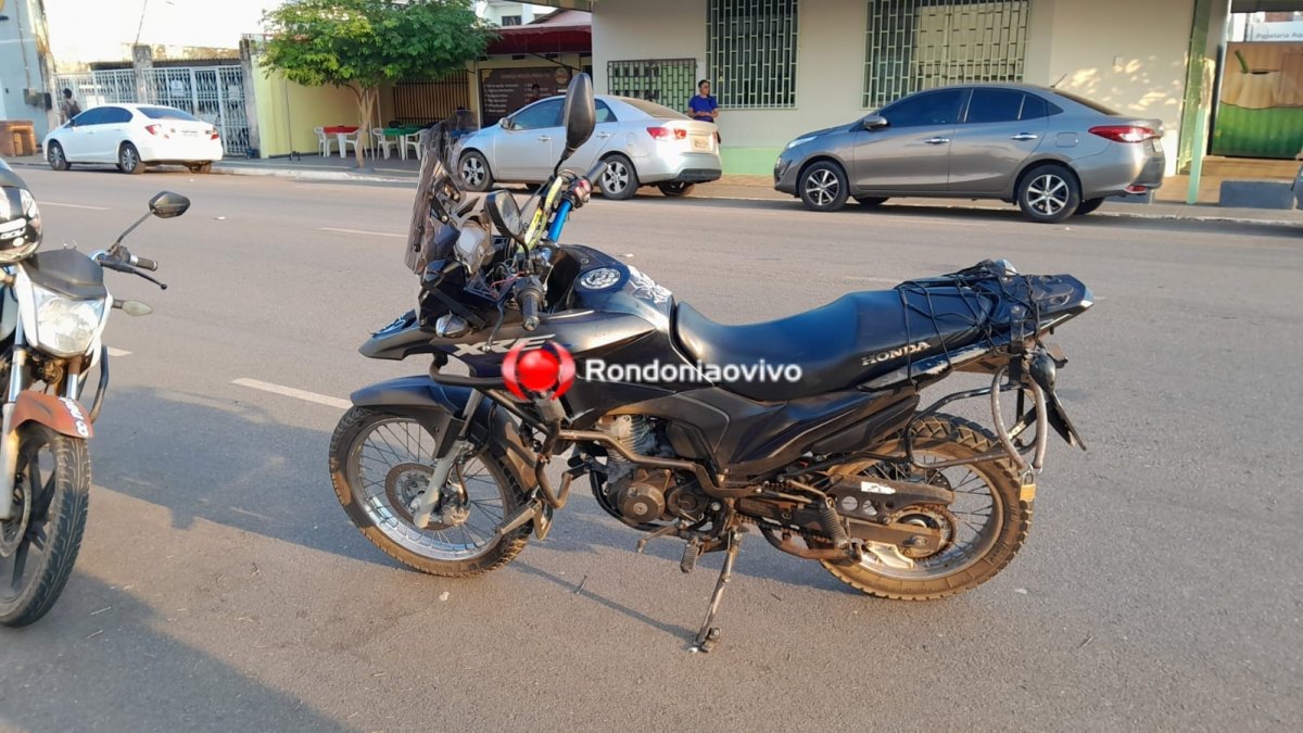 NA DUQUE: Homem provoca acidente e foge após deixar moto app e passageira feridos 