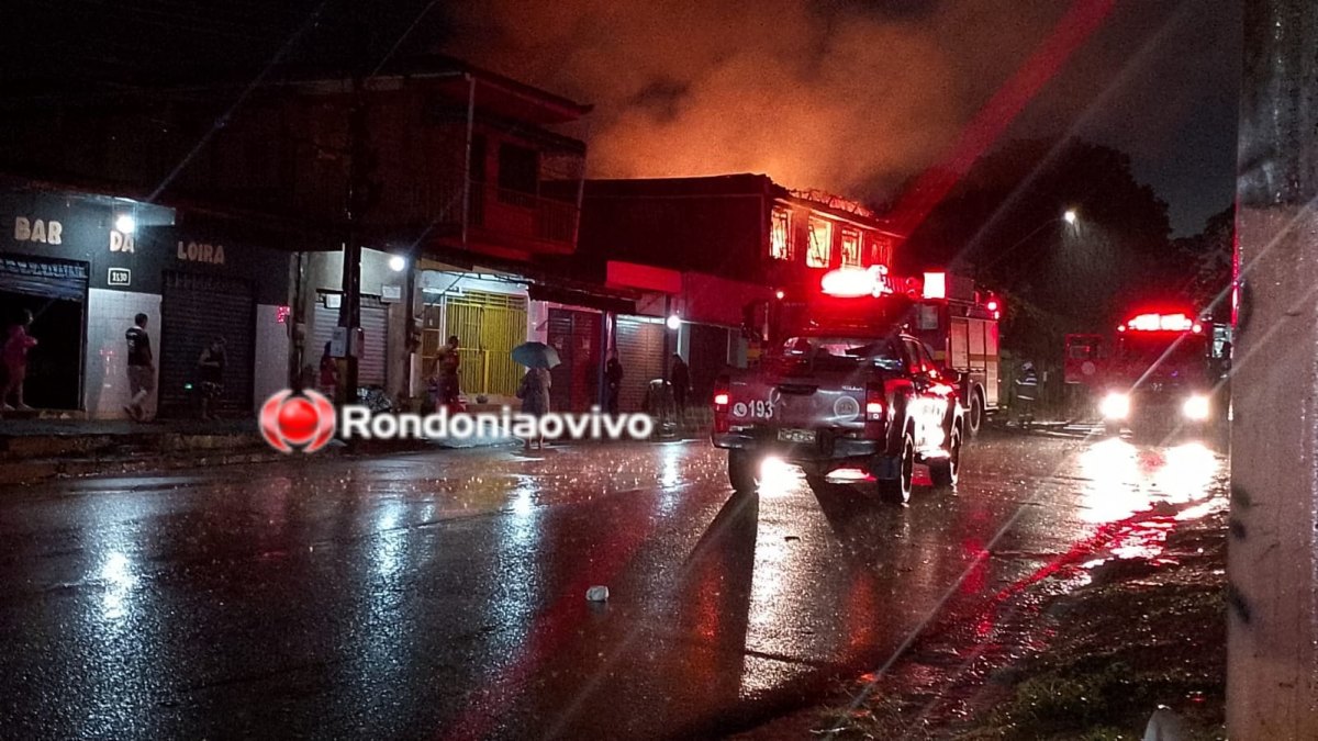 VÍDEO: Loja de caça e pesca é destruída por incêndio no Cai N'água 