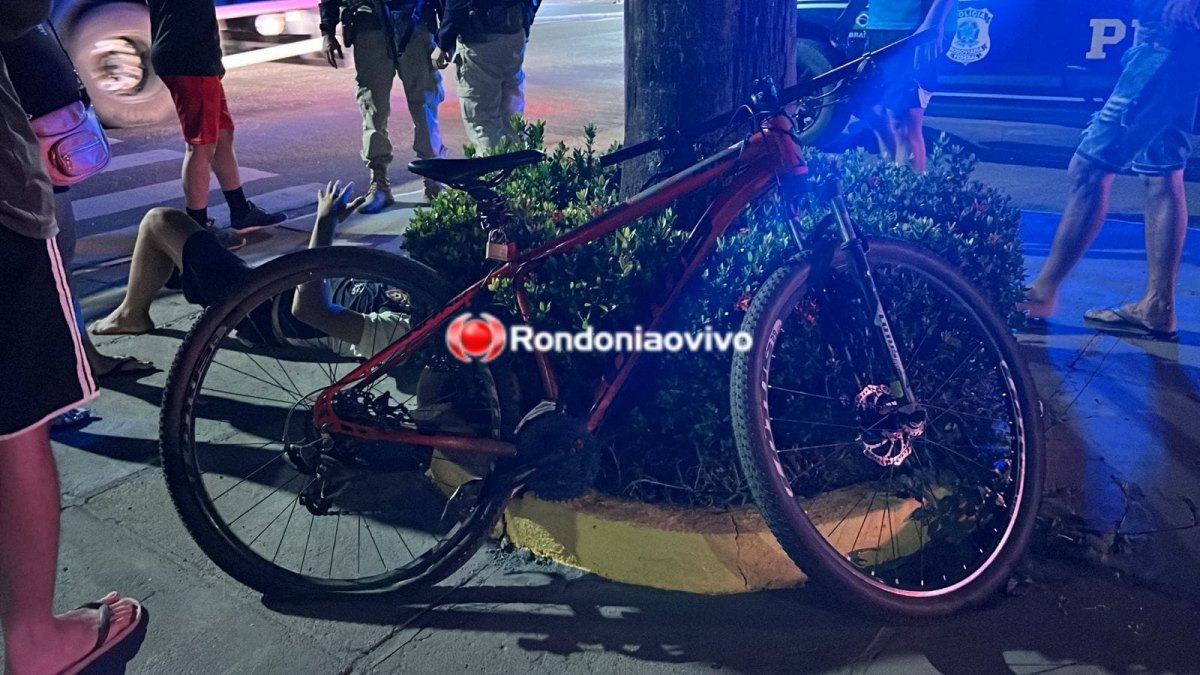 GRAVE: Ciclista é atropelado por carro na Avenida Jorge Teixeira 