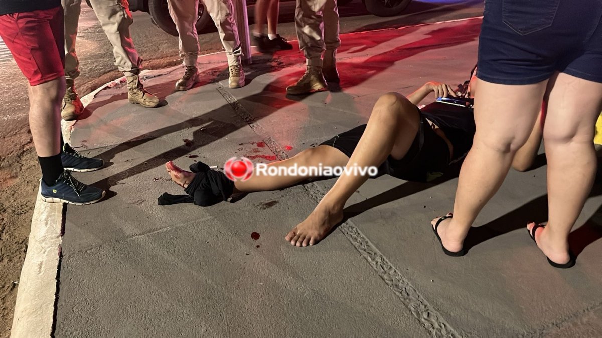 GRAVE: Ciclista é atropelado por carro na Avenida Jorge Teixeira 