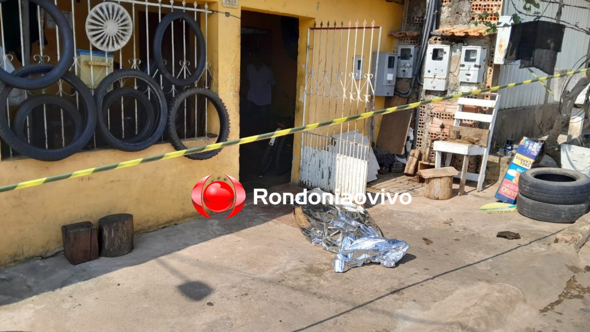URGENTE: Homem é encontrado morto na frente de borracharia na zona Sul