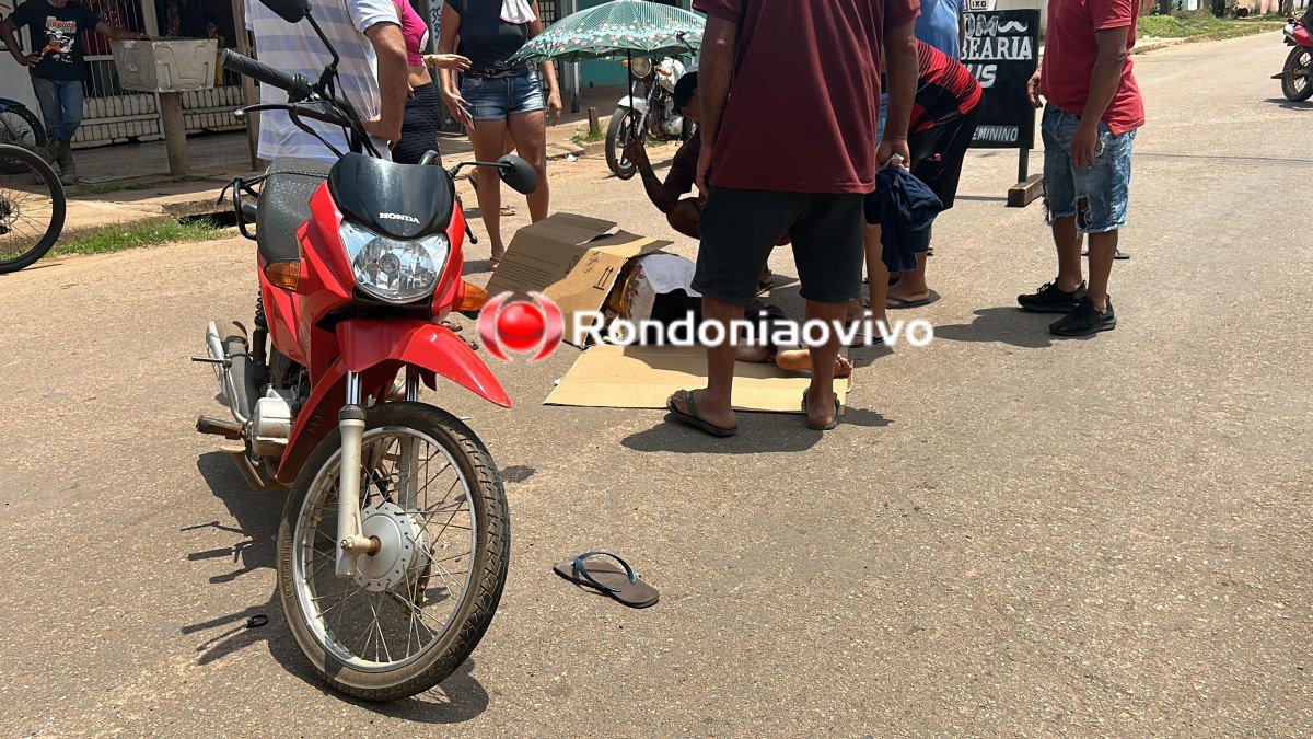 VÍDEO: Idoso fica em estado gravíssimo após atropelamento