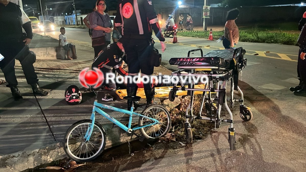URGENTE: Motoqueiro de 16 anos sofre grave acidente na Avenida Alexandre Guimarães 