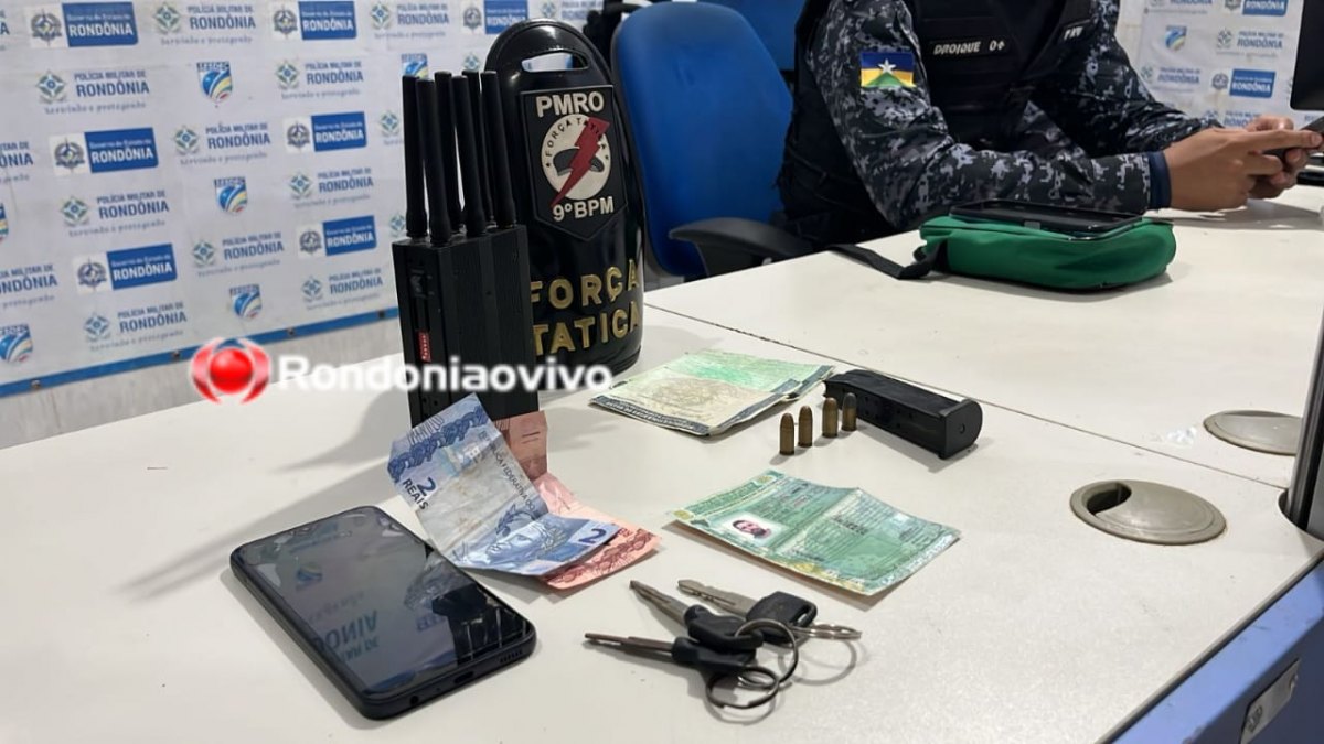 NO NACIONAL: Operação da Força Tática do 9° BPM prende criminoso com três motos roubadas 