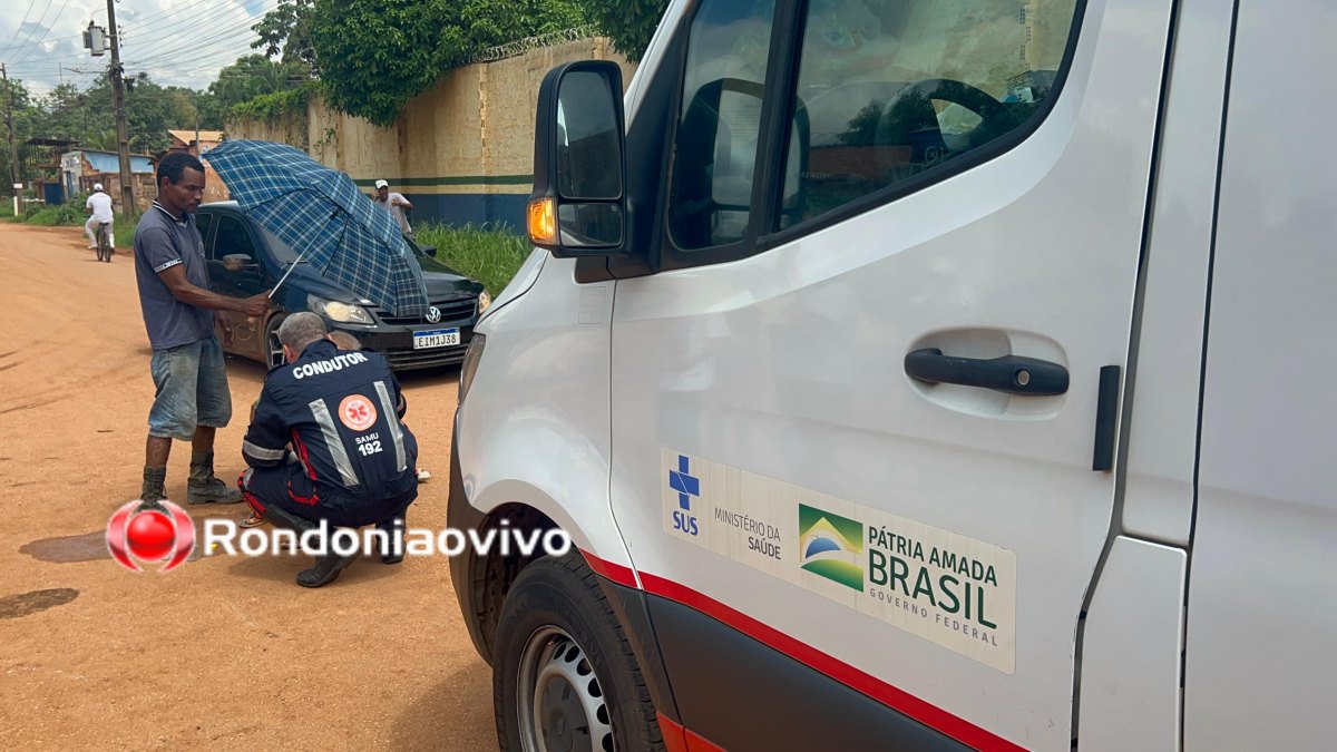 VÍDEO: Idoso é atropelado em frente de escola na zona Leste 