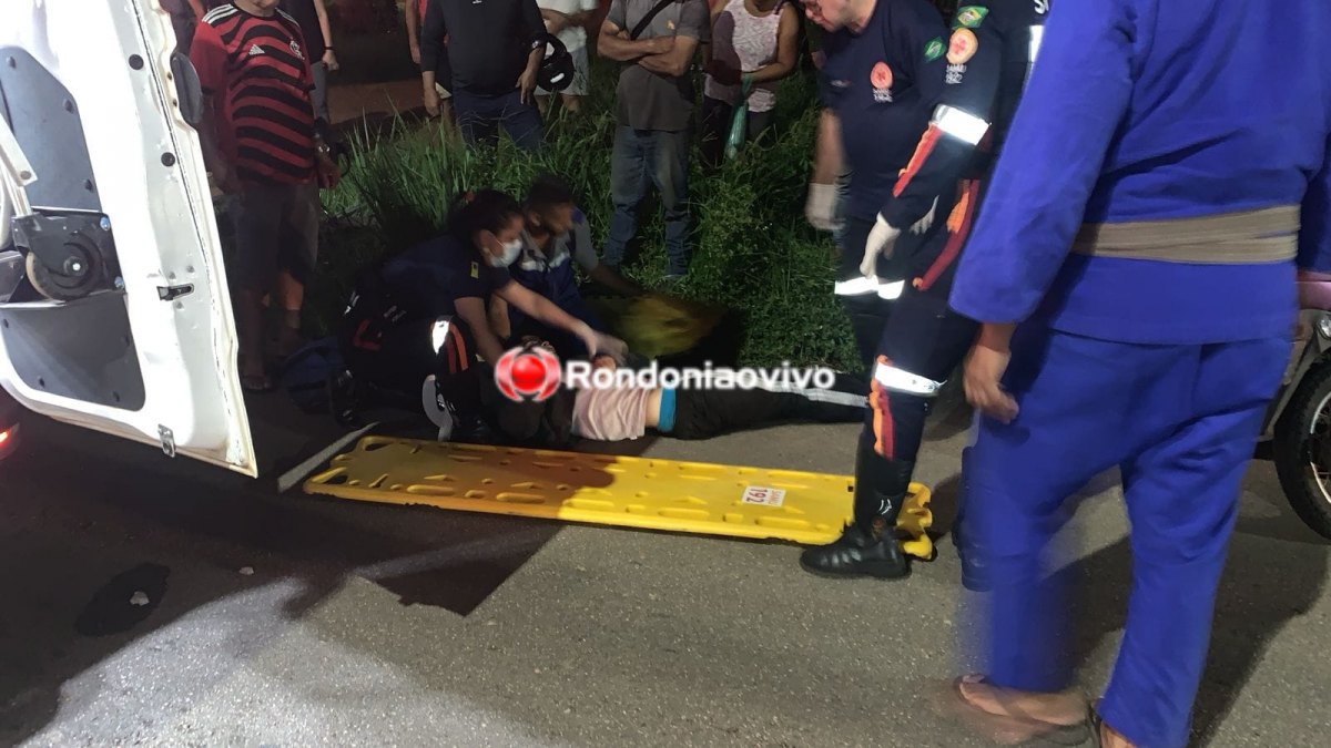 URGENTE: Motociclista fica em estado gravíssimo em atropelamento 