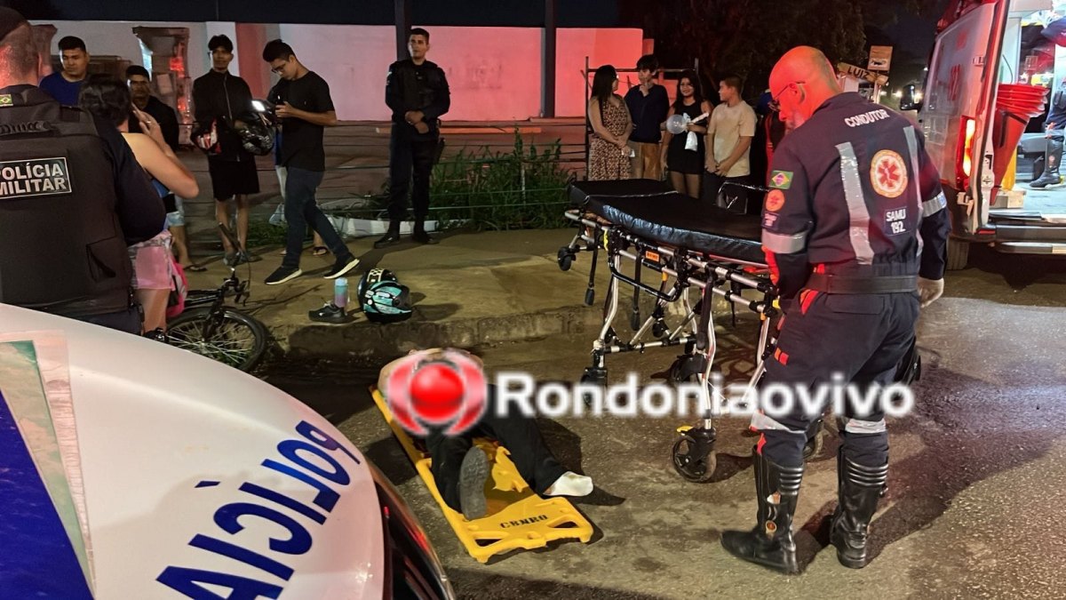 MANÉ GARRINCHA: Mulher em bicicleta é atropelada por moto na zona Leste 