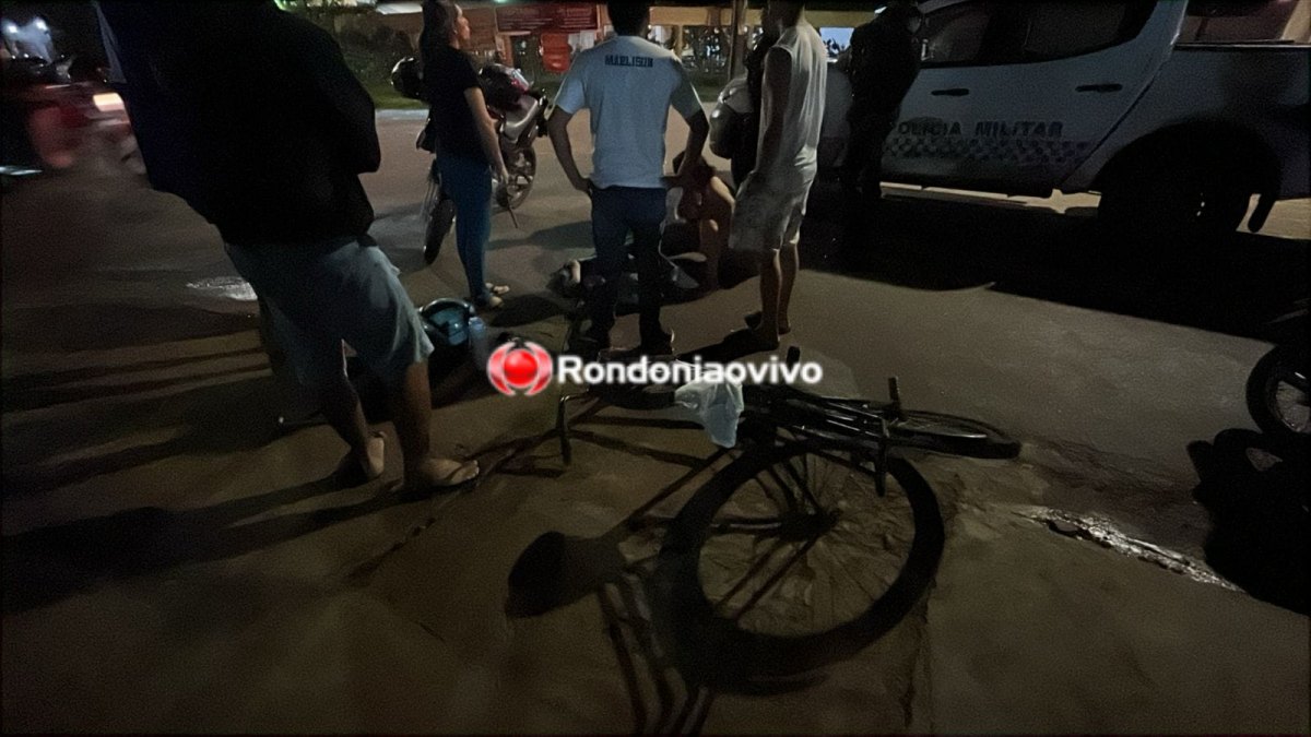 MANÉ GARRINCHA: Mulher em bicicleta é atropelada por moto na zona Leste 