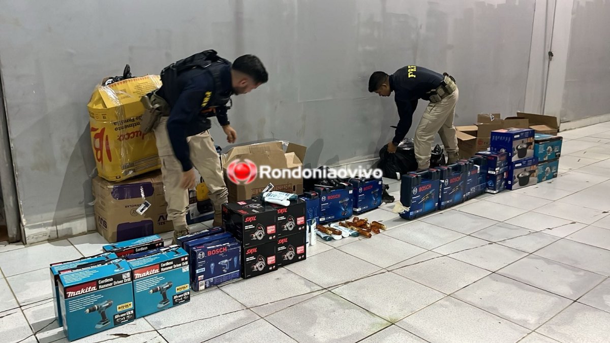 EM FUGA NA BR: PRF prende em Porto Velho quadrilha que fez arrastão na loja Havan 
