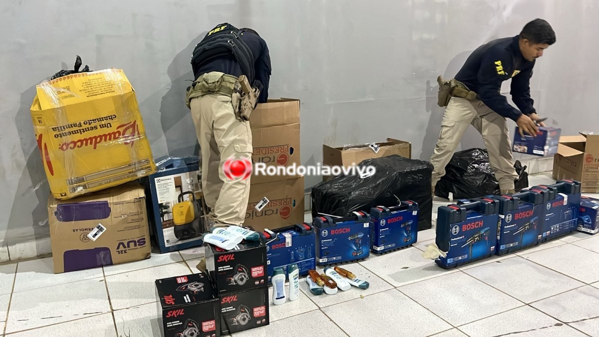 EM FUGA NA BR: PRF prende em Porto Velho quadrilha que fez arrastão na loja Havan 