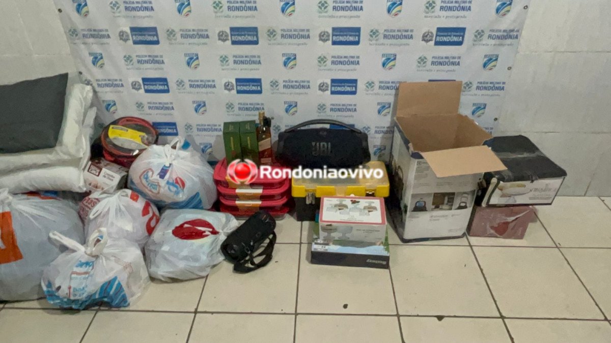 EM FUGA NA BR: PRF prende em Porto Velho quadrilha que fez arrastão na loja Havan 