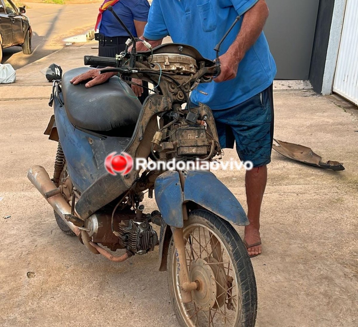 ACIDENTE: Batida entre motos ocupadas por idosos e jovem é registrada na zona Leste 