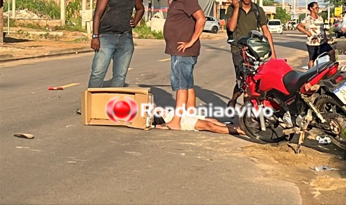 ACIDENTE: Batida entre motos ocupadas por idosos e jovem é registrada na zona Leste 