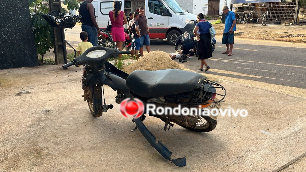 ACIDENTE: Batida entre motos ocupadas por idosos e jovem é registrada na zona Leste 