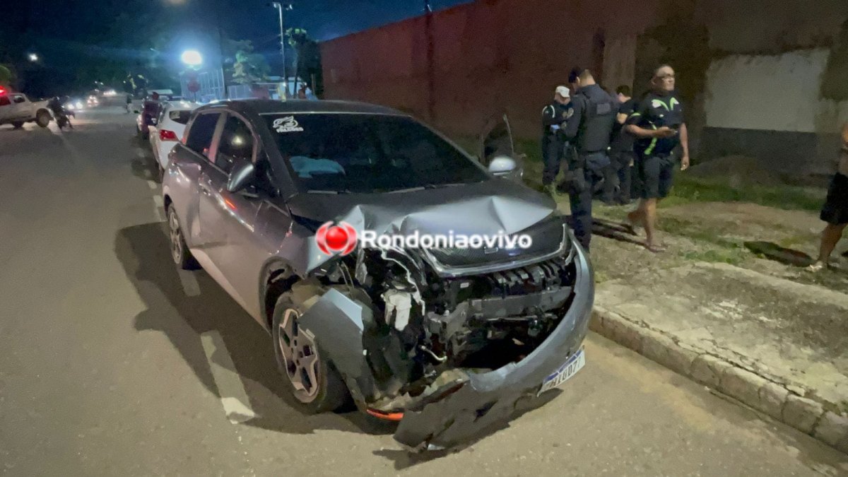IMPRUDÊNCIA: Grave batida entre carros deixa dois feridos na Pinheiro Machado 