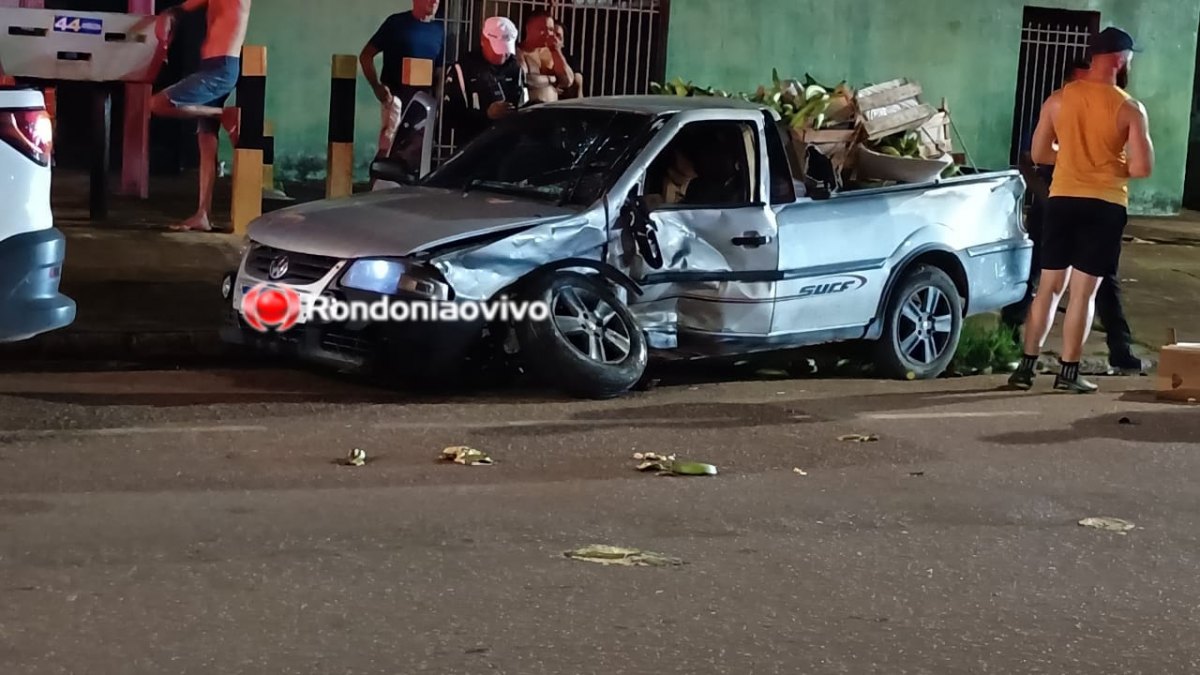 IMPRUDÊNCIA: Grave batida entre carros deixa dois feridos na Pinheiro Machado 