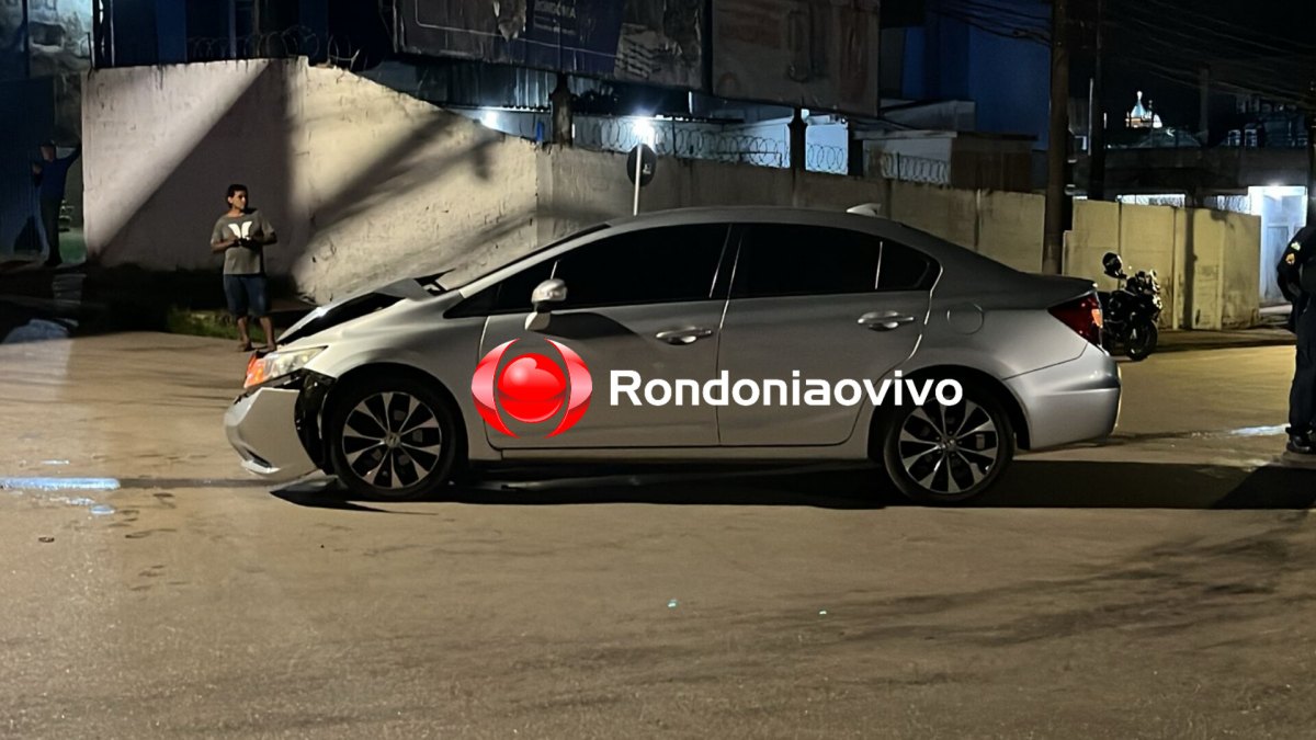 NO SEMÁFORO: Grave acidente é registrado na região Central de Porto Velho 