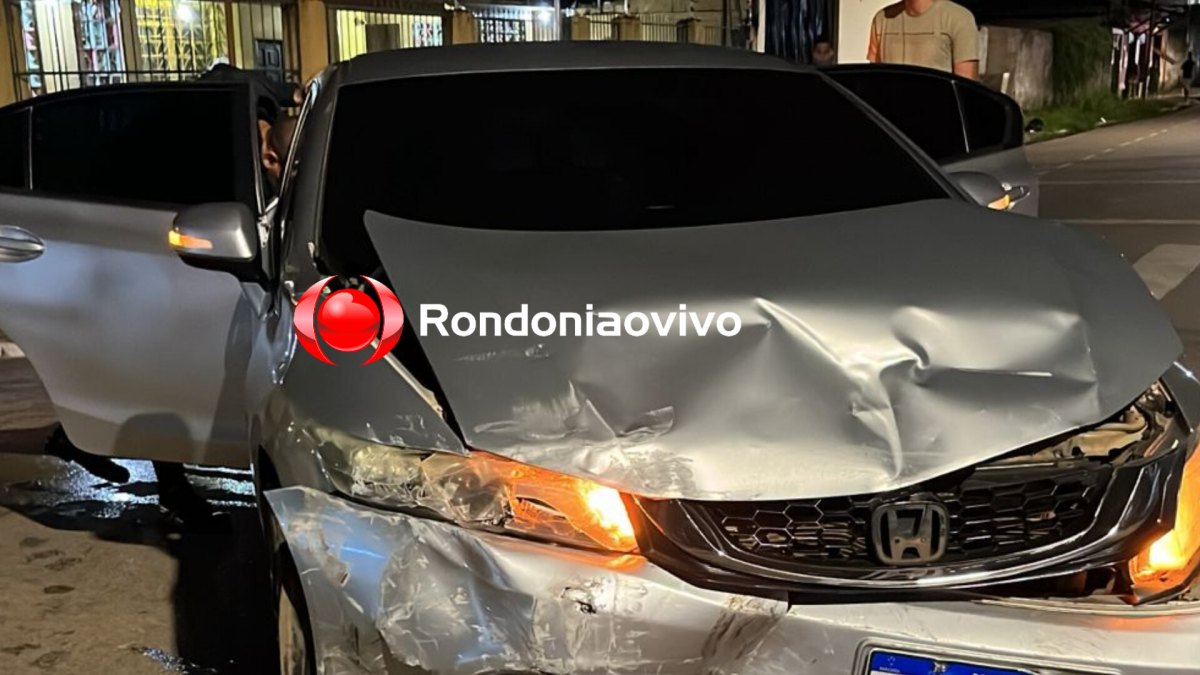 NO SEMÁFORO: Grave acidente é registrado na região Central de Porto Velho 