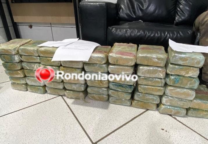 FICOU NERVOSO: Homem é flagrado com 52 quilos de droga em fundo falso de Montana