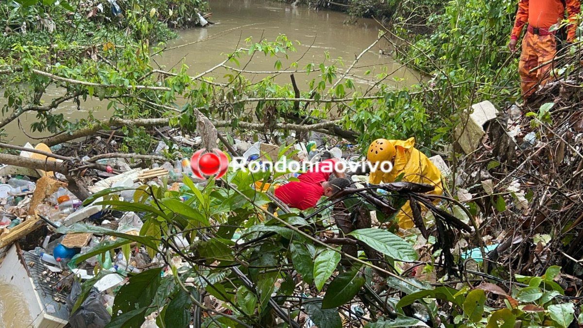 VÍDEO: Corpo é encontrado em córrego na zona Norte da capital 