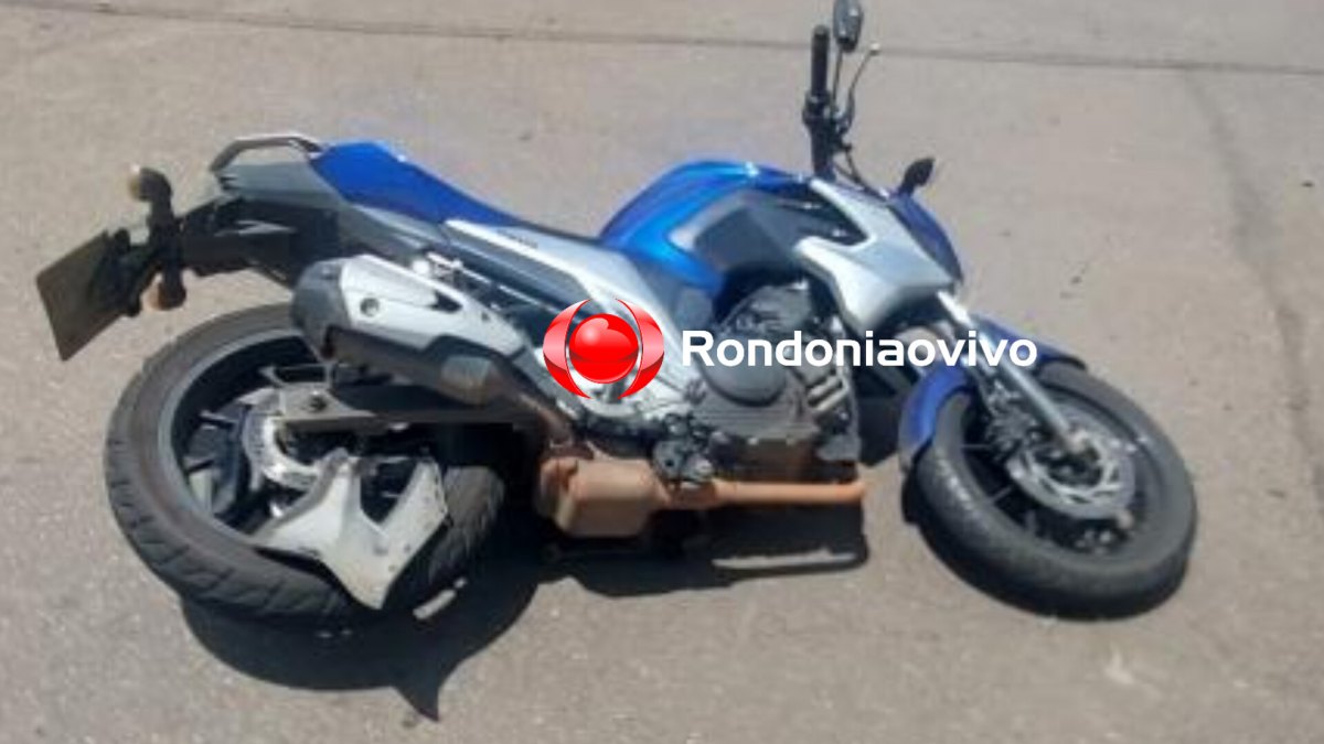 BATIDA DE MOTO: Cabo da PM de 39 anos fica ferido em acidente na região Central 