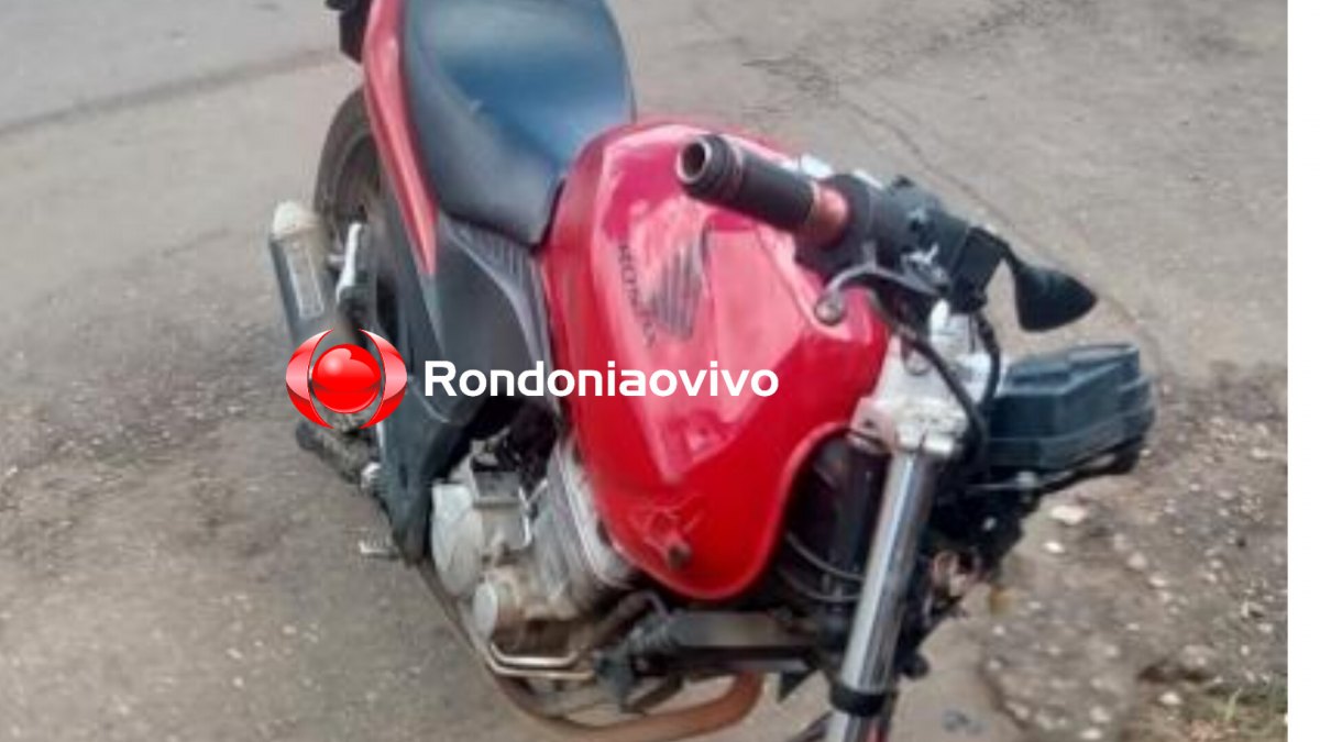 BATIDA DE MOTO: Cabo da PM de 39 anos fica ferido em acidente na região Central 