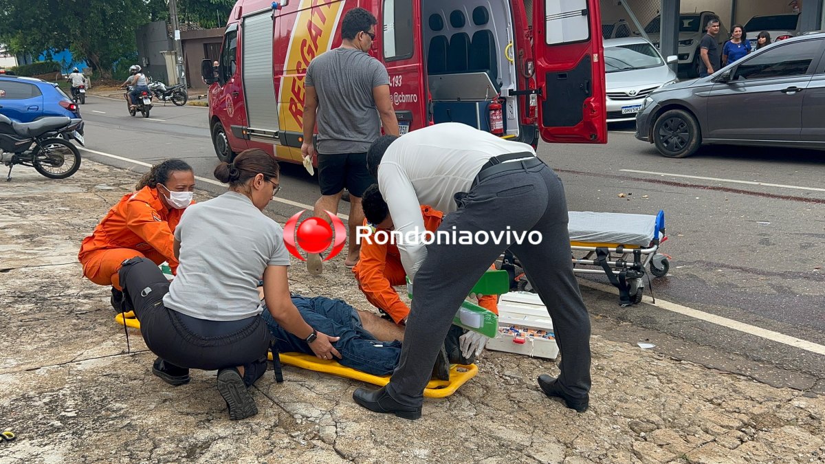 URGENTE: Motociclista fica gravemente ferido ao ser arrastado por Jeep na Abunã