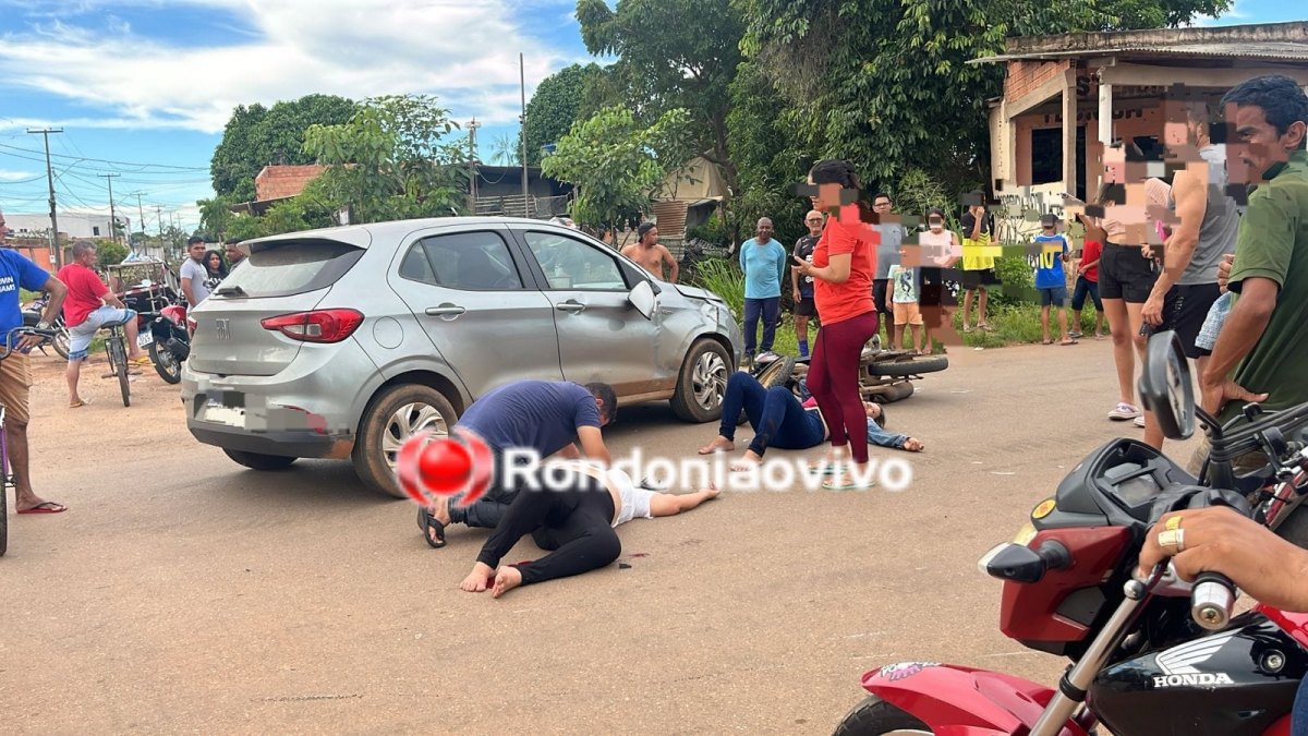NA BENEDITO: Quatro pessoas ficam feridas em grave acidente na capital 